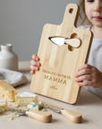 Tagliere Formaggi in Bambù Personalizzato con Coltellino