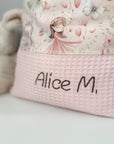 Sacca Asilo personalizzata Ballerina | Ricamata a mano - Alice Handmade