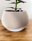 Coprivaso Decorativo Minimal Rigato – Portavaso Moderno per Piante
