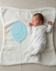 Milestone Card 3D "Primo Anno" – Set Palloncini Personalizzati