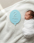 Milestone Card 3D "Primo Anno" – Set Palloncini Personalizzati