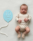 Milestone Card 3D "Primo Anno" – Set Palloncini Personalizzati