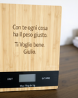 Bilancia Cucina Personalizzata