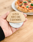 Rotella per pizza personalizzata in legno – Idea regalo originale