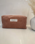 Pochette da trucco in velluto a coste - Fatto a mano Alice Handmade