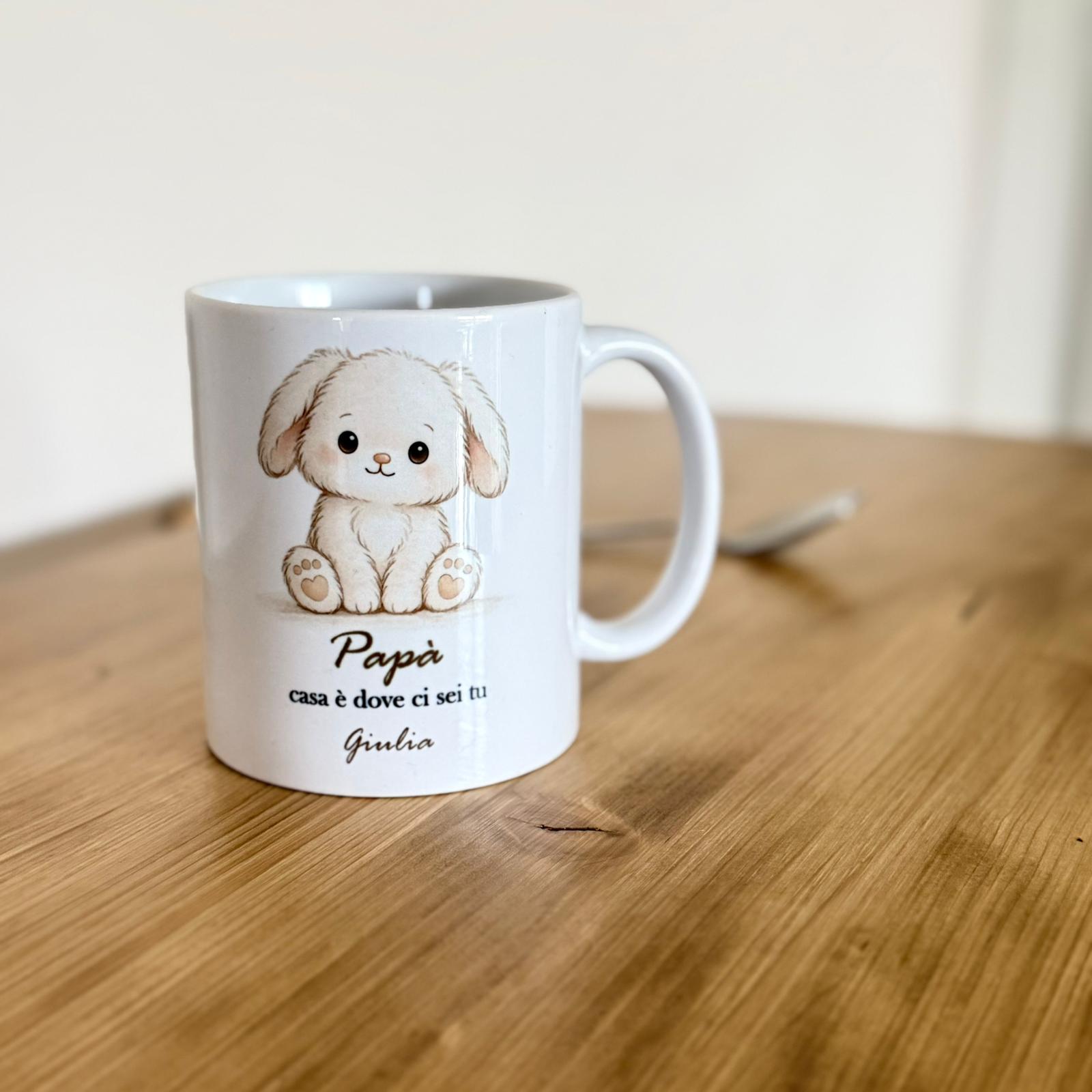 Tazza Festa del Papà Personalizzata con Nome – Idea Regalo Papà