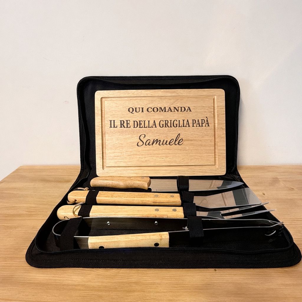 Set BBQ Personalizzato con Incisione