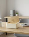 Porta pranzo personalizzato in bamboo con posate