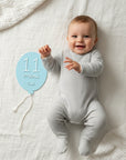 Milestone Card 3D "Primo Anno" – Set Palloncini Personalizzati