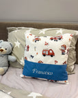Cuscino personalizzato Pompieri | Fatto a mano in tessuto di cotone - Alice Handmade