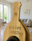 Portavino Personalizzato in Legno con Dedica Incisa